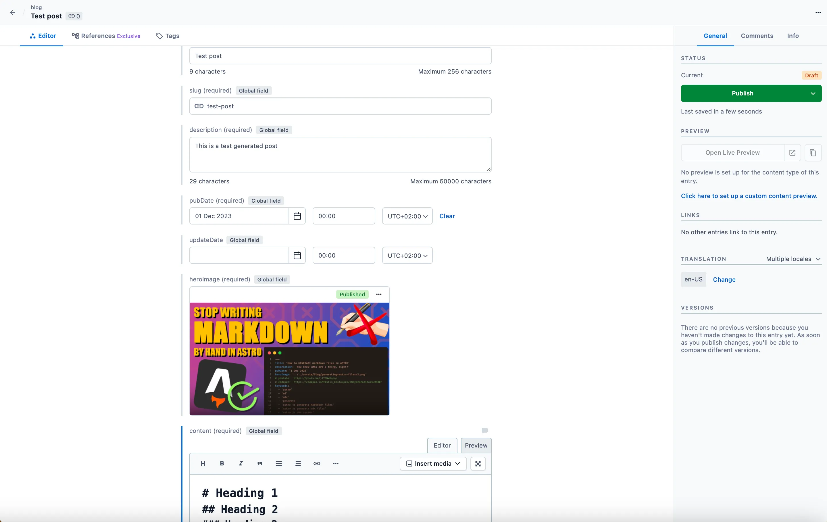 welcome screen